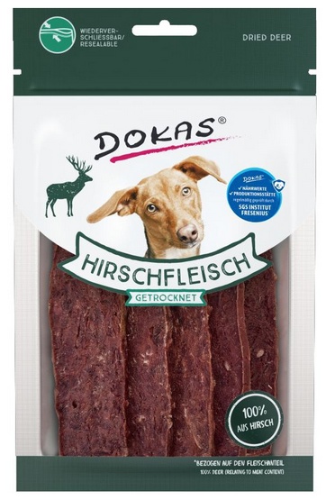 Dokas Pies Paski jeleń 60g