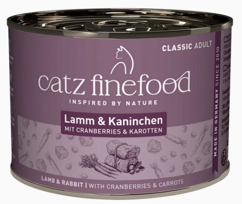 Catz Finefood Classic Jagnięcina i Królik (N.11) puszka 200g