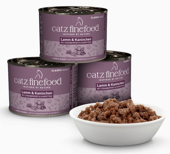 Catz Finefood Classic Jagnięcina i Królik (N.11) puszka 200g