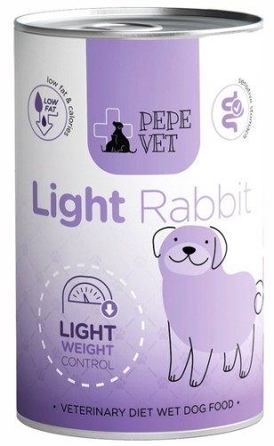 Paka Zwierzaka PEPE VET Light Rabbit puszka 400g