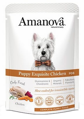 Amanova Dog Puppy Exquisite Chicken - kurczak saszetka 300g [P08]