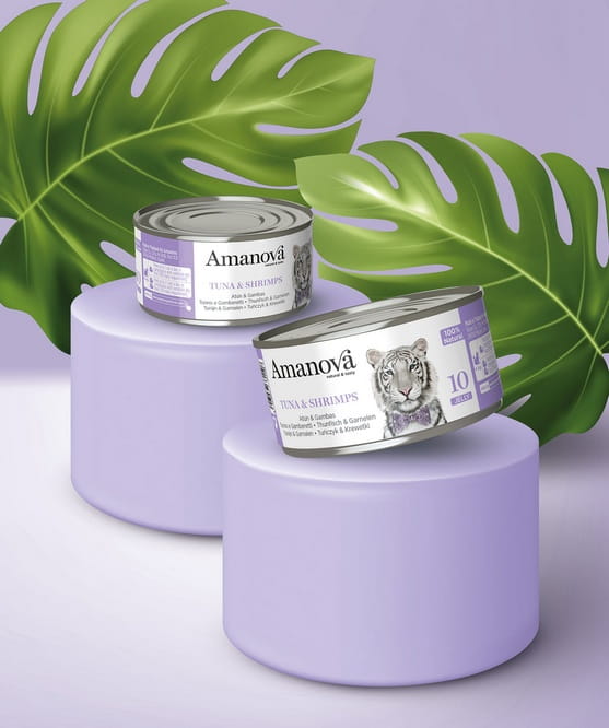 Amanova Cat Tuna & Shrimps - tuńczyk i krewetki w galaretce puszka 70g [10]