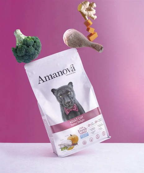 Amanova Cat Adult Turkey Delight - indyk 4kg