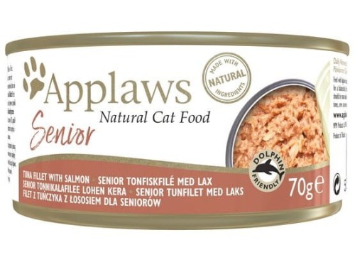 Applaws puszka dla kota Senior tuńczyk & łosoś 70g
