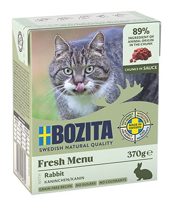Bozita z Królikiem kawałki w sosie kartonik 370g