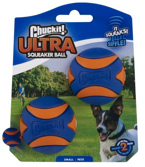 Chuckit! Ultra Squeaker Ball Small 2pak