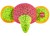 Collar WauDog Fun Słoń 20x14cm różowy