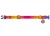 Collar WauDog Recycled Obroża nylonowa z QR-paszportem, gradient M 20mm x 28-40cm pomarańczowy