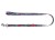 Collar WauDog Nylon Smycz nylonowa regulowana 25mm/152-183cm, wzór LATO