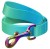 Collar WauDog Recycled Smycz nylonowa, gradient M 20mm/122cm niebieski