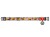 Collar WauDog Nylon Obroża nylonowa z QR-paszportem, plastikowy fastex, wzór AWOKADO NA RÓŻU, M 20mm/28-40cm