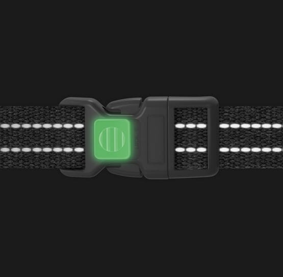 Collar WauDog Re-Cotton Szelki z rączką z regenerowanej bawełny anatomiczne w kształcie litery H, odblaskowe z QR-paszportem, plastikowy fastex, S czerwone