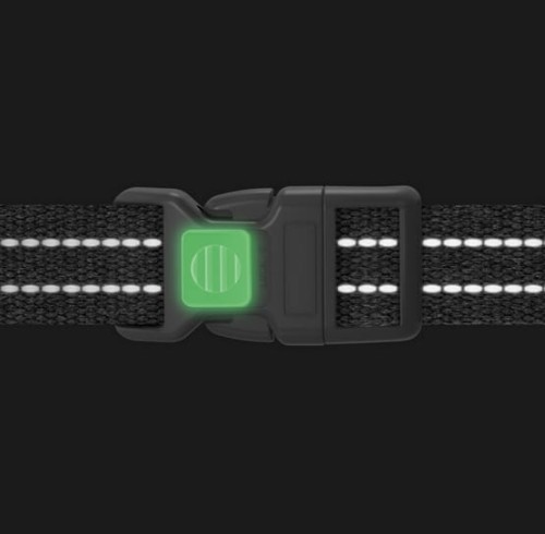 Collar WauDog Re-Cotton Szelki z rączką z regenerowanej bawełny anatomiczne w kształcie litery H, odblaskowe z QR-paszportem, plastikowy fastex, M pomarańczowe