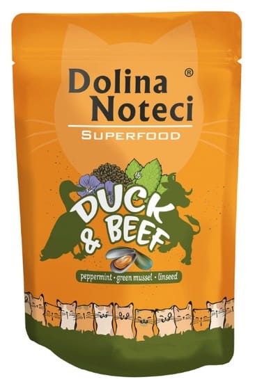 Dolina Noteci Superfood Kot Kaczka i wołowina saszetka 85g