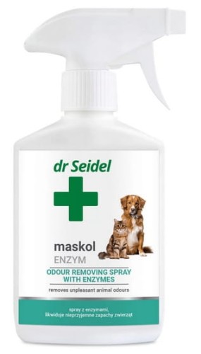 Dr Seidel Maskol Enzym - Płyn maskujący zapach moczu zwierząt - spray 300ml