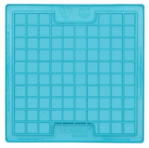 LickiMat Playdate Kwadrat miękki turkusowy