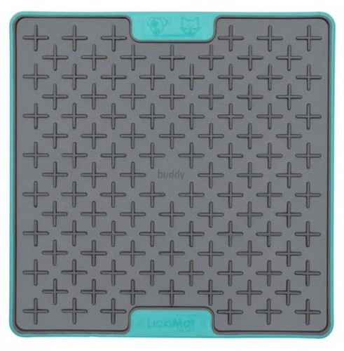 LickiMat Buddy Deluxe/Tuff Krzyżyk twardy turkusowy