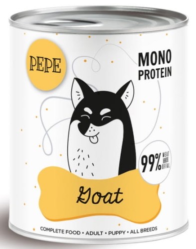 Paka Zwierzaka PEPE Goat (koza) puszka 800g