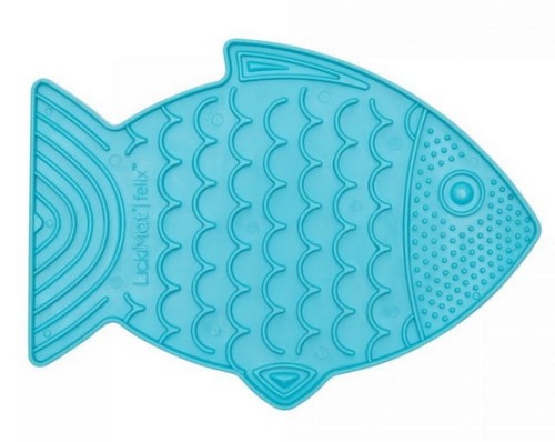 LickiMat Classic Felix Rybka fale miękka turkusowa