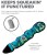 Outward Hound Invincibles Snake blue/green 3 piszczałki [32067]