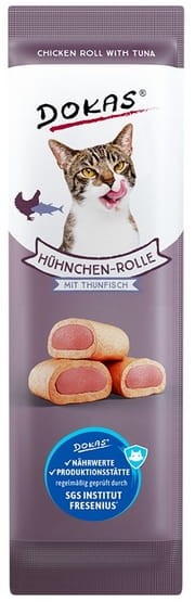 Dokas Kot Paszteciki kurczak & tuńczyk 10g