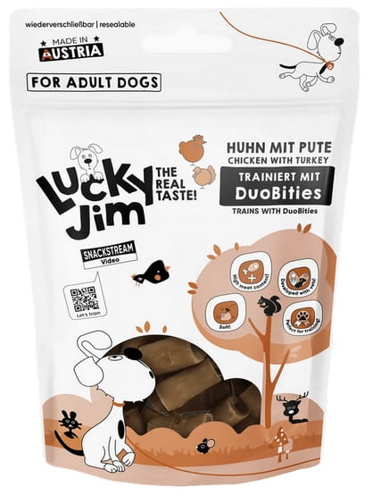 Lucky Jim DuoBities Kurczak i indyk 70g