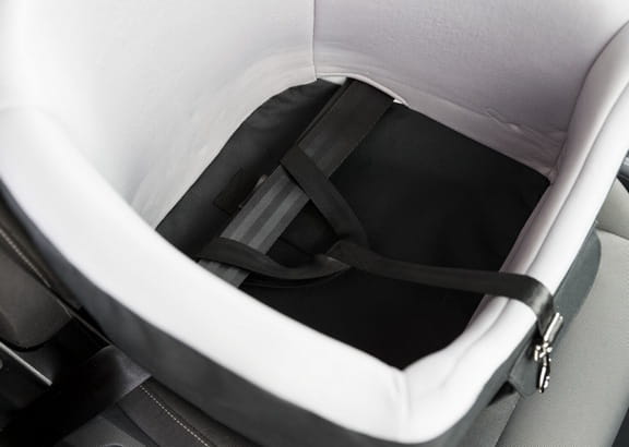 Trixie Siedzisko samochodowe dla psa 41x39x42cm czarno-szare [TX-13176]