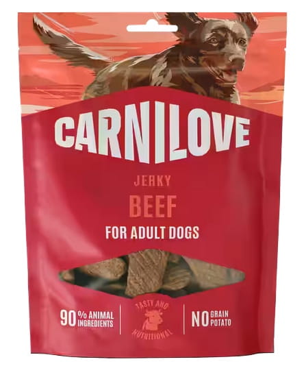 Carnilove Dog Jerky Beef Fillet - wołowina filet 100g