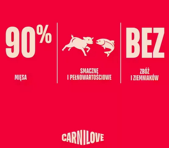 Carnilove Dog Jerky Lamb & Salmon - jagnięcina i łosoś 100g