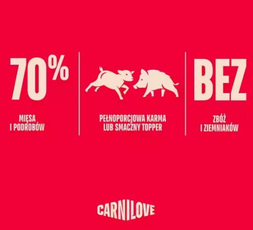 Carnilove Dog Lamb & Wild Boar Adult - jagnię i dzik puszka 400g