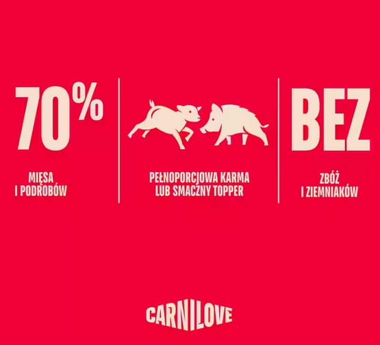 Carnilove Dog Lamb & Wild Boar Adult - jagnię i dzik puszka 400g
