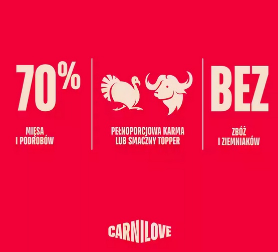 Carnilove Dog Turkey & Buffalo - indyk i bawół saszetka 300g