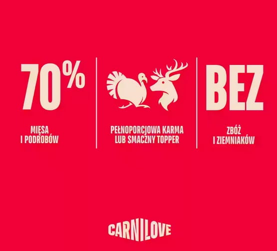 Carnilove Dog Turkey & Venison - indyk i dziczyzna saszetka 300g