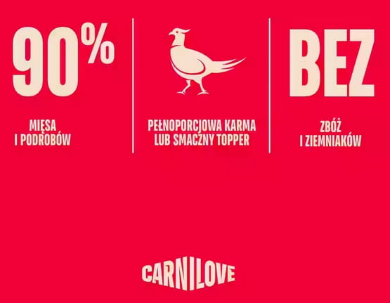 Carnilove Cat Pheasant - bażant w sosie saszetka 85g