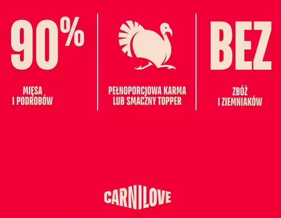 Carnilove Cat Turkey - indyk w sosie saszetka 85g