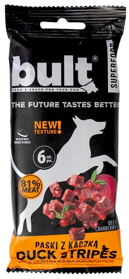 Bult Superfood Tasty Stripes Paski z kaczką 60g